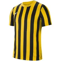 Nike Dri Fit Division 4 Striped Short Sleeve T-shirt Jaune XL Homme