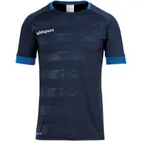 Uhlsport Division Ii Short Sleeve T-shirt Bleu 6-7 Years Enfants