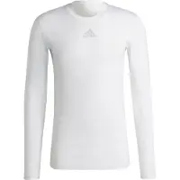 Adidas Hommes, T-shirt de sport, T-shirt à manches longues Techfit pour hommes (XL), Blanc, XL