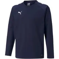 Puma Unisexe, Veste de running, teamLIGA Sweat d'entraînement Jr-657239 (140), Bleu, 140