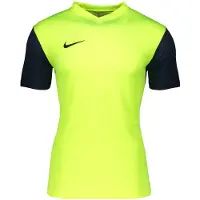 Nike Maillot 'Tiempo Premier II' jaune fluo / noir