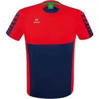 Erima Six Wings Short Sleeve T-shirt Rouge XL Homme