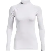 Under Armour Coldgear Authentics Mockneck Long Sleeve T-shirt Blanc L Femme