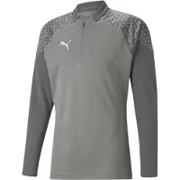 Puma Hommes, Pull-over, teamCUP Training 1/4 Zip Top, Gris, (M)