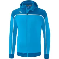 Erima Change By Veste d'entraînement avec capuche Curacao/mykonos/blanc - XXXL