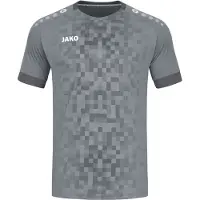 Jako Maillot Pixel manches courtes enfants - Gris pierre