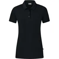 Jako Organic Polo Stretch Femme - Noir
