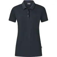Jako Organic Polo Stretch Femme - Anthracite