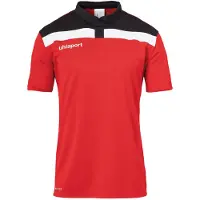 Uhlsport Offense 23 Short Sleeve Polo Rouge 9-10 Years Enfants