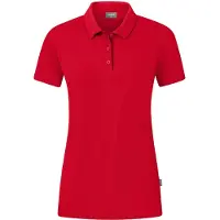 Jako Organic Polo Stretch Femmes - Rouge | Taille: 34