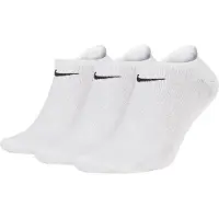 Nike Chaussettes de training invisibles Lightweight (3 paires) - Blanc | Taille 46-50