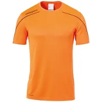 Uhlsport Stream 22 Maillot manches courtes enfants - Orange fluo / Noir