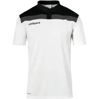 Uhlsport Offense 23 Polo Enfants - Blanc / Noir / Anthracite