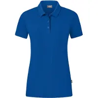 Jako Organic Polo Stretch Femme - Royal