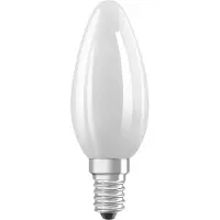 Ledvance Classic Superior LEDbulb E14 Bougie Filament Dépolie 4.2W 470lm - 927 Blanc Très Chaud | Meilleur rendu des couleurs - Dimmable - Équivalent 40W