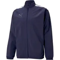 Puma Vestes d’entraînement 'TeamLiga' bleu marine / gris / blanc