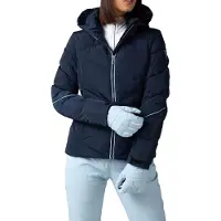 Rossignol - Veste de ski isolante - W Staci Pearly Jkt Dark Navy pour Femme - Taille M