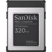 SanDisk PRO-CINEMA - carte mémoire flash - 320 Go - CFexpress type B
