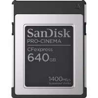SanDisk PRO-CINEMA - carte mémoire flash - 640 Go - CFexpress type B