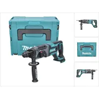 Makita DHR 241 TJ 18 V Li-Ion Perforateur-Burineur sans fil SDS-Plus + Boîtier Makpac - sans Accessoires - sans Batterie ni Chargeur