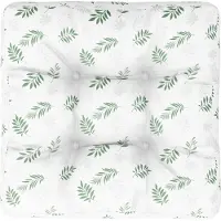 vidaXL Coussin De Palette Motif De Feuilles 60x60x12 Cm Tissu