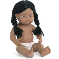 Miniland Native American Boy Baby Doll 38 Cm Beige Enfants