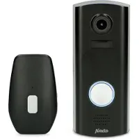 Alecto Sonnette vidéo avec caméra HD et Wi-Fi, carillon inclus