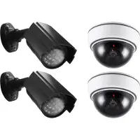 Alecto Dc-kit Fake Surveillance Camera Argenté