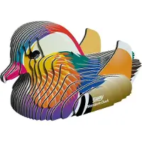 Carletto Deutschland EUGY 3D Bastelset Mandarinente (Miniatur-Tierfigur, aus Wellkarton) 650096