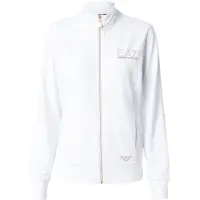 Emporio Armani Veste de survêtement or / blanc
