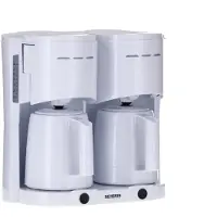 Severin KA 9314 Machine à café Duo 2en1 - blanc