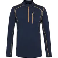 Protest Prtkurano Half Zip Long Sleeve T-shirt Bleu XS Homme