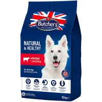 CARUNO BUTCHER'S Natural&Healthy avec du bœuf - nourriture sèche pour chiens - 10 kg