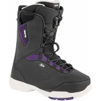 Nitro - Boots de snowboard all-mountain - Scala Boa Black Purple pour Femme - Taille 42 - Noir