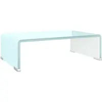 vidaXL Rehausse TV/moniteur verre vert 40x25x11 cm
