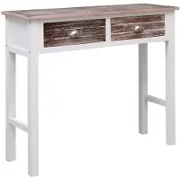 vidaXL Table console Marron 90 x 30 x 77 cm Bois
