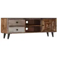 vidaXL Armoire TV 118x30x40 cm bois massif mangue