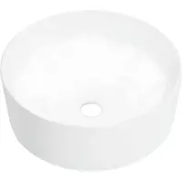 vidaXL lavabo 36 x 14 cm céramique blanc