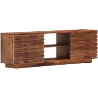 vidaXL Armoire TV 120x30x40 cm en bois massif d'acacia