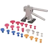 vidaXL Kit de 24 crics de réparation de la peinture en acier inoxydable