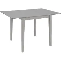 vidaXL Table de salle à manger extensible Gris (80-120)x80x74 cm MDF