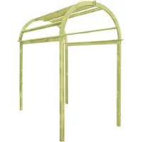vidaXL Arche à treillis 125x150x235 cm Bois de pin imprégné