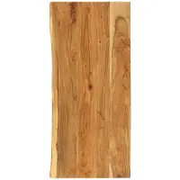 vidaXL Dessus de meuble-lavabo de salle de bain Acacia 114x52x4 cm