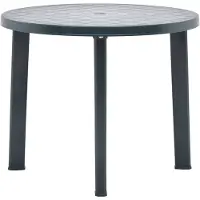 vidaXL Table de jardin vert 89 cm plastique