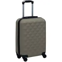 vidaXL Trolley à coque dure Anthracite ABS