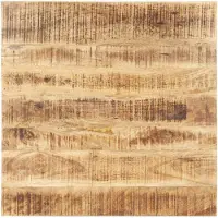 vidaXL Dessus de table Bois de manguier solide 25-27 mm 70x70 cm