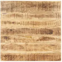 vidaXL Dessus de table Bois de manguier solide 15-16 mm 70x70 cm