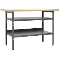 vidaXL Établi Gris 120x60x85 cm Acier