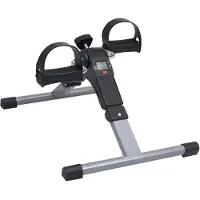 vidaXL Entraîneur à pédales pour jambes et bras avec écran LCD