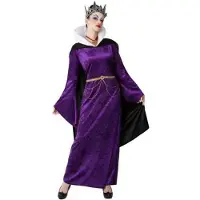 Atosa Evil Queen Witch Costume Violet XS-S Enfants